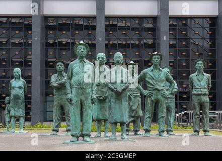 Monument of the Costa Rican Workers in San Jose, Costa Rica Stock Photo