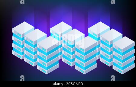 digital textile design of boxes on abstract backgrounds Stock Vector