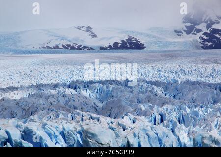 Perito Moreno Glacier close El Calafate, Patagonia, Argentina Stock Photo