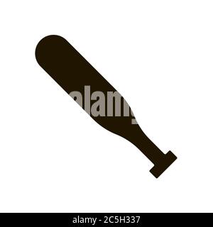 Baseball bats Icon on white background. Trendy flat style for graphic design, web-site. EPS 10. Stock Vector