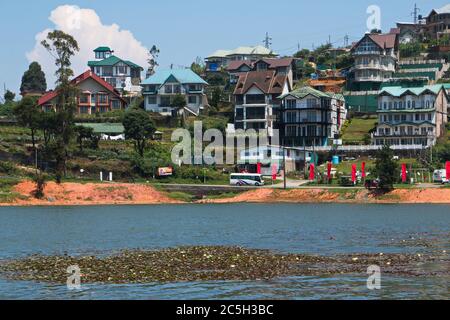 View of Nuwara Eliya on Sri Lanka,Asia Stock Photo