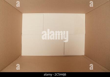 moving boxes. cardboard box. stack of boxes Stock Photo