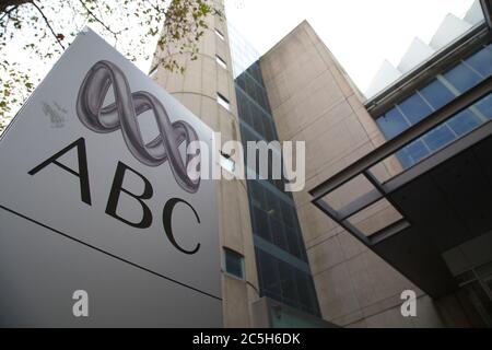 The Australian Broadcasting Corporation, ABC Ultimo Centre at 700 Harris Street in Ultimo. Stock Photo