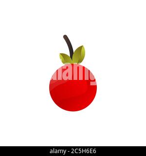 cherry colorful vector design template illustration Stock Vector