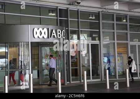 The Australian Broadcasting Corporation, ABC Ultimo Centre at 700 Harris Street in Ultimo. Stock Photo