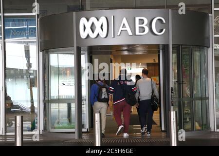 The Australian Broadcasting Corporation, ABC Ultimo Centre at 700 Harris Street in Ultimo. Stock Photo