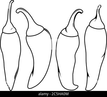 pepper coloring page