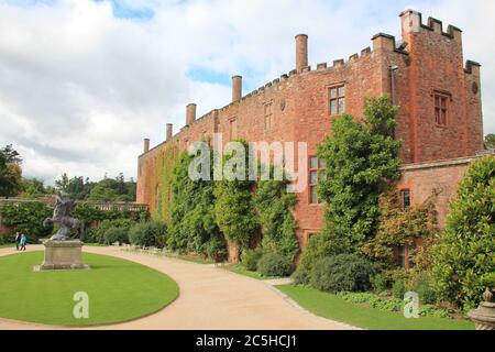 Powis Castle in Wales Stock Photo