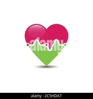 Medical technology logo design concept vector template illustration Stock Vector