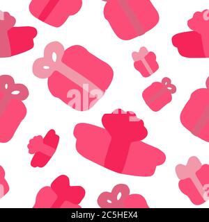 Hand-drawn gift packages icons. Doodle gifts. Vector Stock Vector