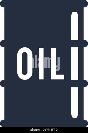 Barrel oil vector icon isolated flat style. Good concept for web and other. Stock Vector
