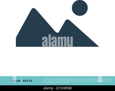 Photo Picture Image Icon Vector Logo Template Illustration Design. Vector EPS 10. Stock Vector
