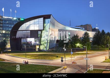 Helsinki, Finland - July 29, 2018: Kiasma - Museum of Contemporary Art Stock Photo