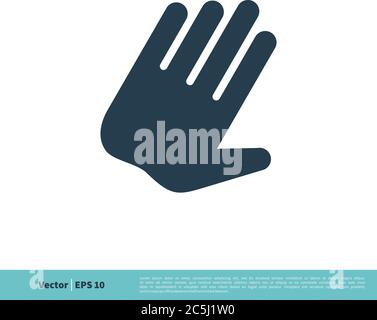 Hands Icon Vector Logo Template Illustration Design. Vector EPS 10. Stock Vector