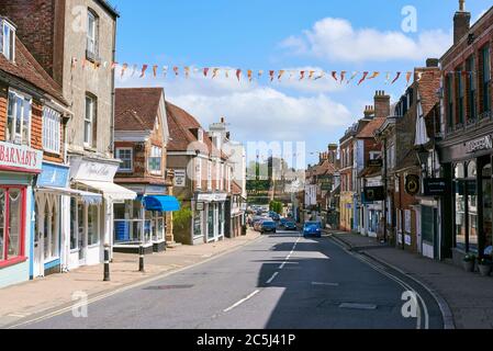 The High Street at Battle, near Hastings, East Sussex, South East England Stock Photo