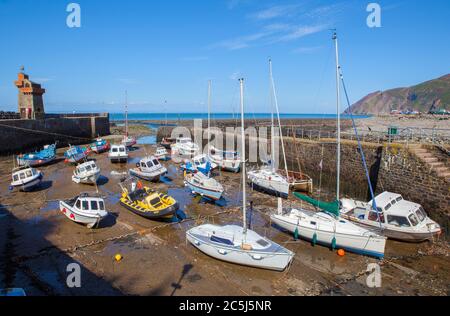 Lynmouth on the North Devon coast Stock Photo