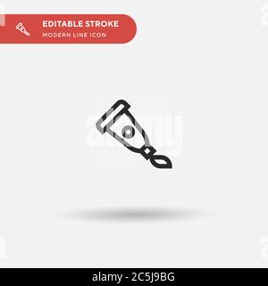 Mustard Simple vector icon. Illustration symbol design template for web mobile UI element. Perfect color modern pictogram on editable stroke. Mustard icons for your business project Stock Vector