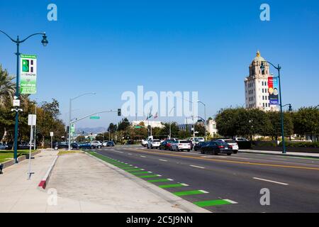 Beverly Hills Intersection Stock Photo - Alamy