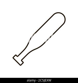 Baseball bats Icon on white background. Trendy flat style for graphic design, web-site. EPS 10. Stock Vector