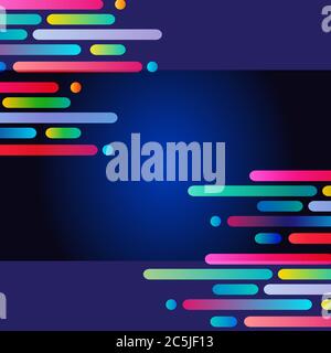 Abstract striped background. Vector format Stock Vector