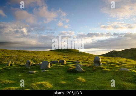 Stone Circle, Penmaenmawr, Stock Photo