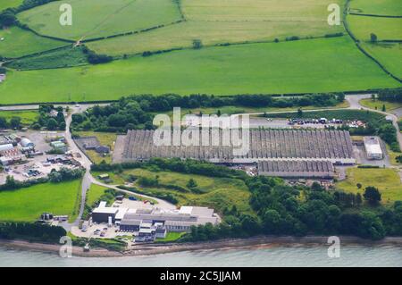 Former Ferodo factory, Caernarfon Stock Photo - Alamy