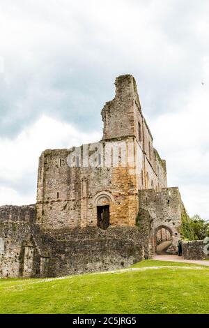 Interior of Chepstow Castle, Gwent, Wales, Uk Stock Photo