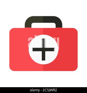 First aid. Icon Medical sign. Vector illustration. Stock Vector