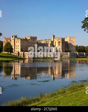 Daytime view in Summer of Raby Castle in Staindrop, County Durham, England, United Kingdom Stock Photo