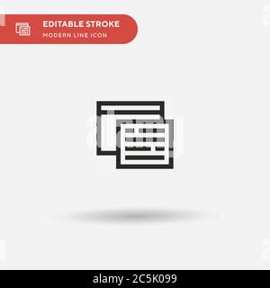 Programming Simple vector icon. Illustration symbol design template for web mobile UI element. Perfect color modern pictogram on editable stroke. Programming icons for your business project Stock Vector