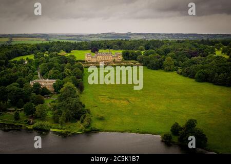 Harewood House is a country house in Harewood near Leeds, West Yorkshire. Stock Photo