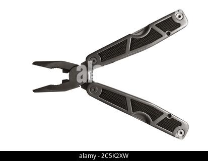 Multitool pliers isolated on white background. Clipping Path included. Stock Photo