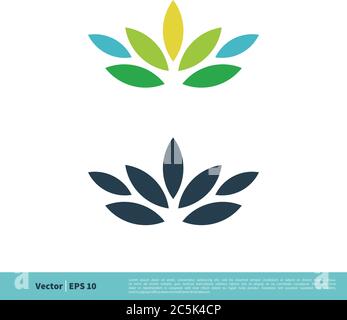Leaves Icon Vector Logo Template Illustration Design. Vector EPS 10. Stock Vector