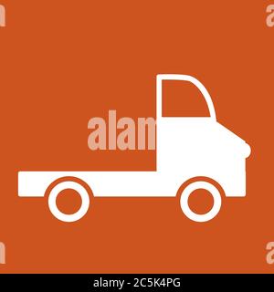 Truck (van) icon ilustration vector template illustration. Stock Vector
