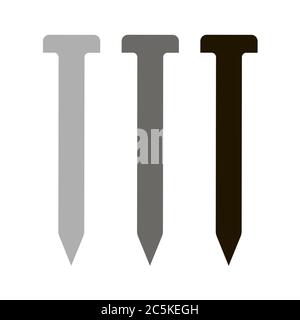 Hobnail icon on white background. Vector illustration in trendy flat style. EPS 10 Stock Vector