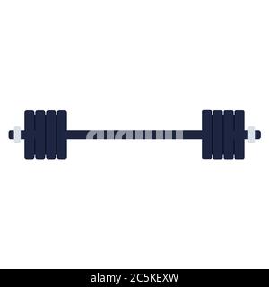 Sport equipment on white background. Vector illustration in trendy flat style. ESP 10. Stock Vector