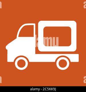 Truck (van) icon ilustration vector template illustration. Stock Vector