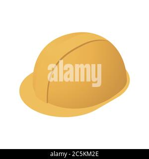 Construction helmet on white background. Vector illustration. EPS 10. Stock Vector
