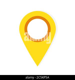 Location icon in trendy flat style. Vector illustration. EPS 10. Stock Vector