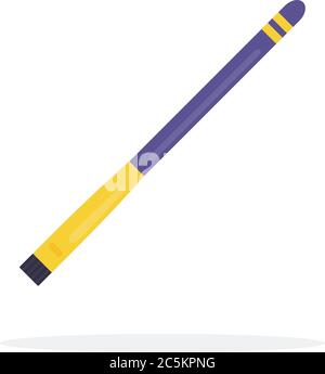 Eyebrow brush vector icon flat isolated illustration Stock Vector