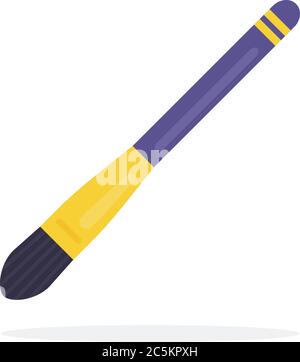 Makeup Brush for tonal base vector icon flat isolated illustration Stock Vector