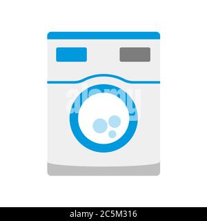 Washer icon on white background. Vector illustration in trendy flat style. EPS 10. Stock Vector
