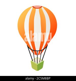 Hot Air Balloon vector illustration graphic. EPS 10. Stock Vector