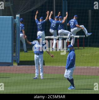 Los Angeles Dodgers at MLB Spring Training Baseball Game in Arizon ..  Dodgers de los Angeles en partido de biesbol en entrenamiento de pimavera  de la Stock Photo - Alamy