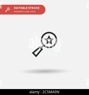 Reviews Simple vector icon. Illustration symbol design template for web mobile UI element. Perfect color modern pictogram on editable stroke. Reviews icons for your business project Stock Vector