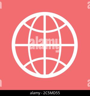 Concept with Earth Globe. Stock Vector