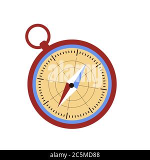 Compass icon in trendy flat style. Vector illustration. EPS 10. Stock Vector