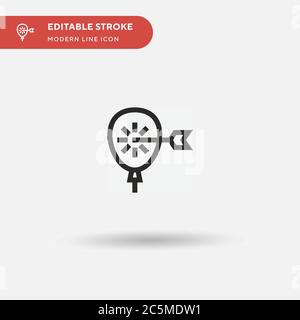 Relief Simple vector icon. Illustration symbol design template for web mobile UI element. Perfect color modern pictogram on editable stroke. Relief icons for your business project Stock Vector