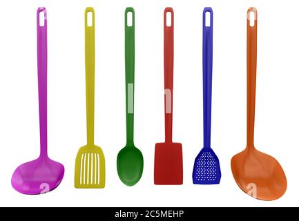 Download Yellow Plastic Spoon Or Ladle Isolated On White Background Stock Photo Alamy PSD Mockup Templates