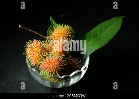 Rambutan  Hailed as a “superfruit” Stock Photo